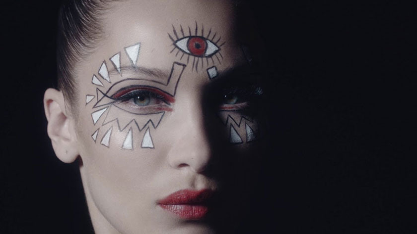 dior-halloween-bella-hadid-makeup