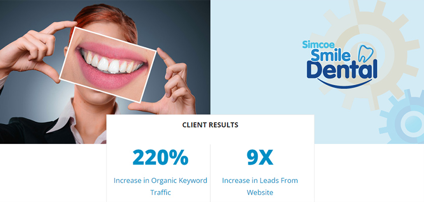 local-seo-search-was-getting-better-return-on-investment-for-simcoe-smile-dental